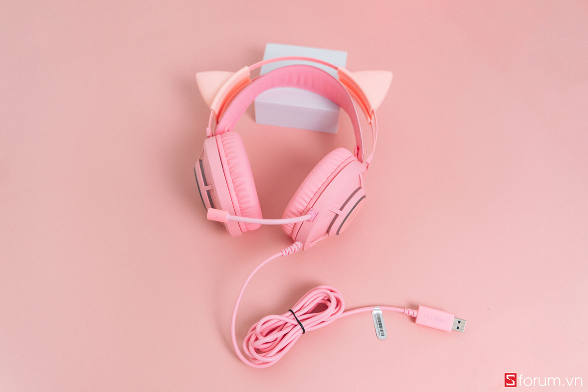 Tai nghe DareU EH469 phiên bản màu hồng cá tính và nữ tính