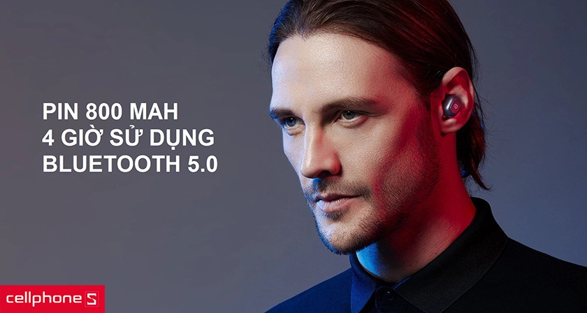 Thời lượng pin ấn tượng của Soundpeats True Free+