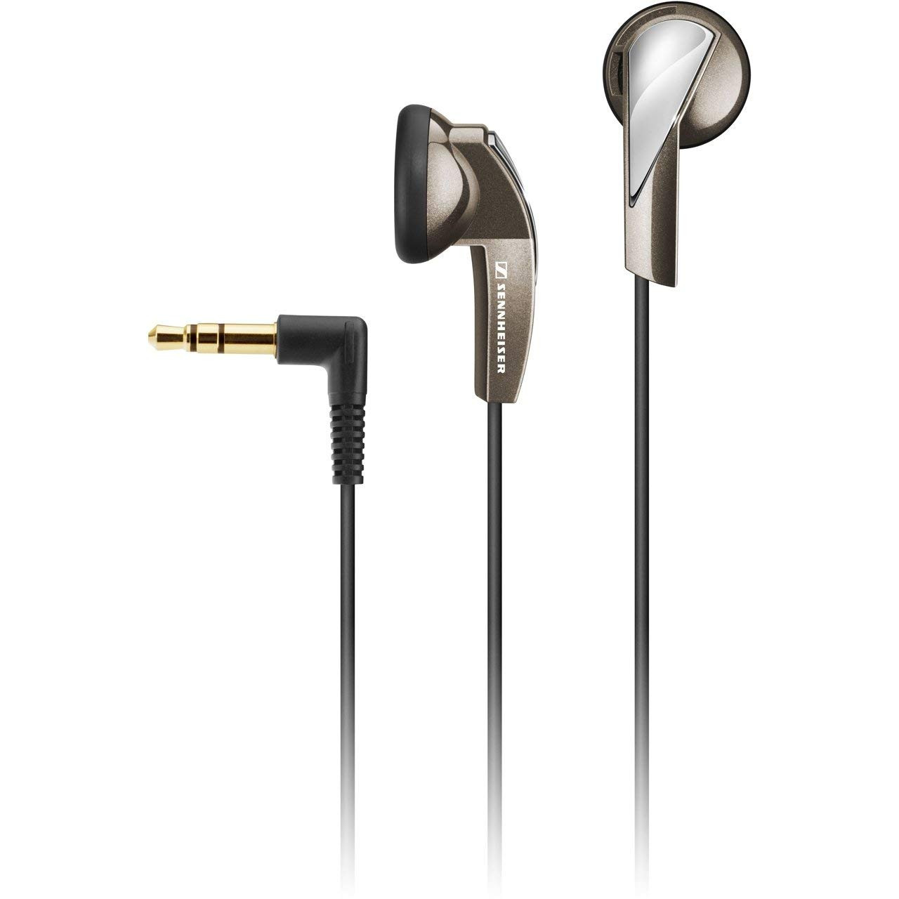 Thiết kế tai nghe Sennheiser MX365 với kiểu dáng earbud truyền thống mang lại cảm giác đeo thoải mái