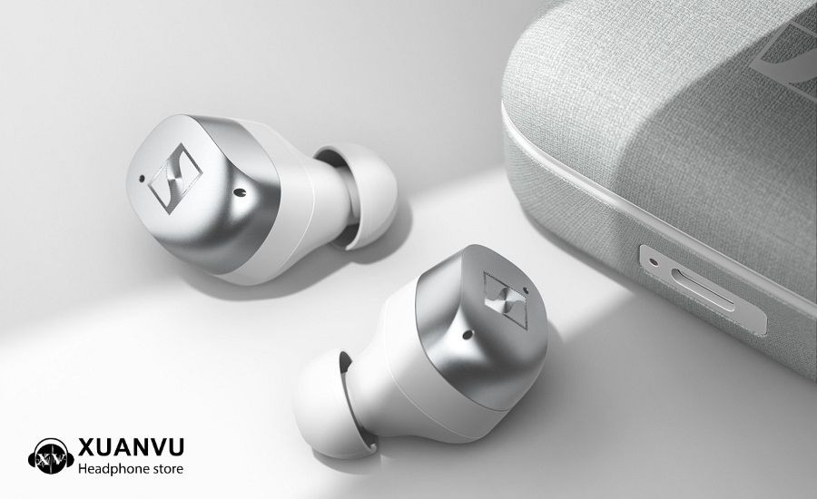 Housing của Sennheiser Momentum True Wireless 4 thiết kế gọn gàng, thời trang