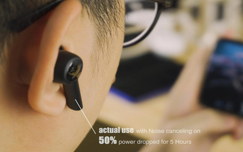 Biểu đồ so sánh thời lượng pin ấn tượng của Xiaomi Air 2 Pro