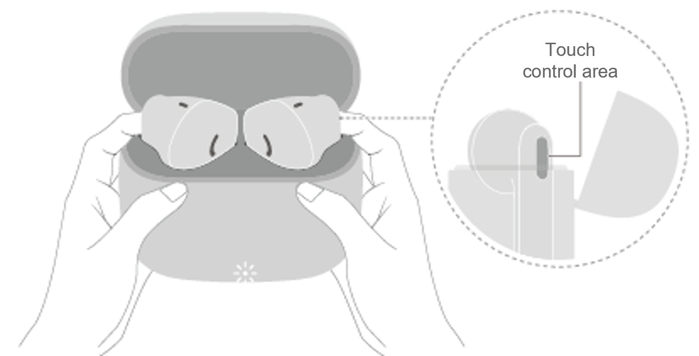 Cách reset Huawei FreeBuds SE 2 bằng vùng cảm ứng