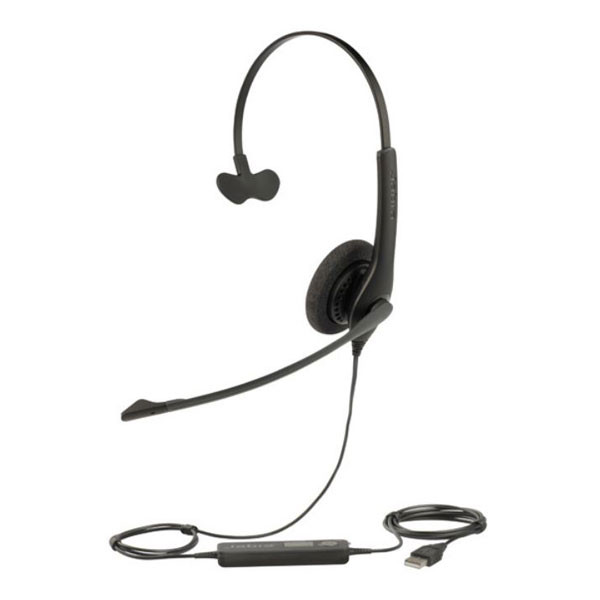 Tai nghe Jabra Biz 1100 USB Mono với thiết kế 1 bên tai gọn nhẹ