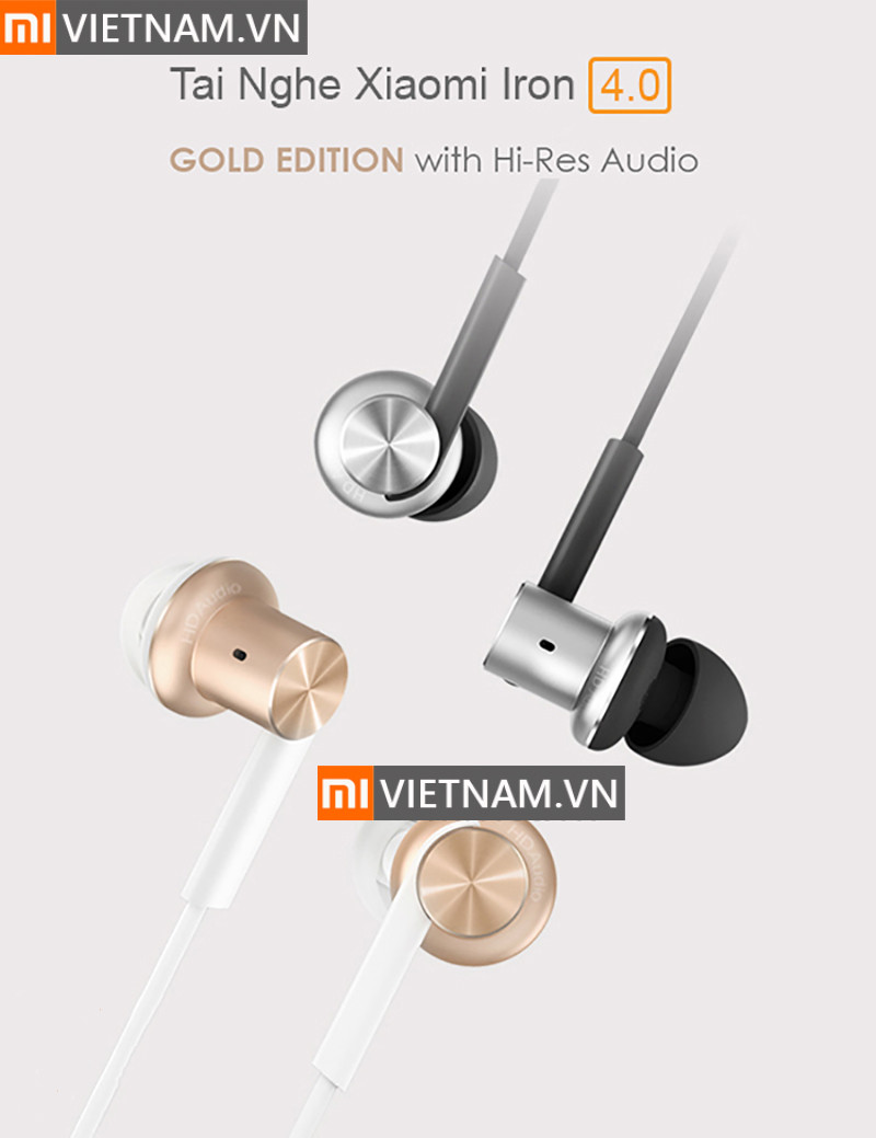 Hộp sản phẩm tai nghe Xiaomi Piston 4.0 với thiết kế tối giản