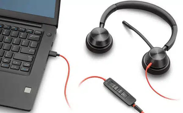 Cận cảnh thiết kế sang trọng của Poly Blackwire 3325