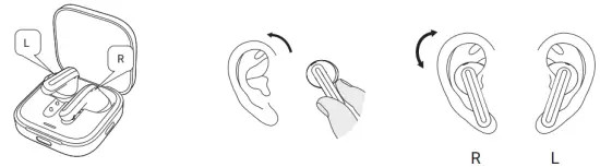 Tai nghe nhét tai Redmi M2344E1 Buds 6 Active có Bluetooth - Đeo