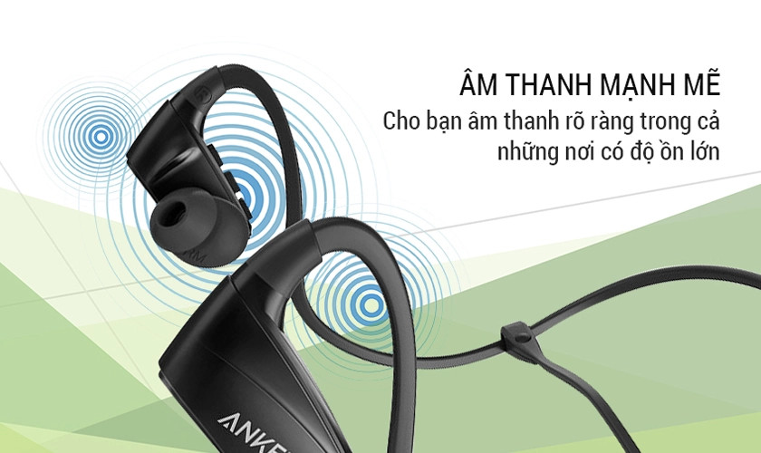 Chất âm bass mạnh mẽ, lan tỏa năng lượng cho các bài tập thể thao