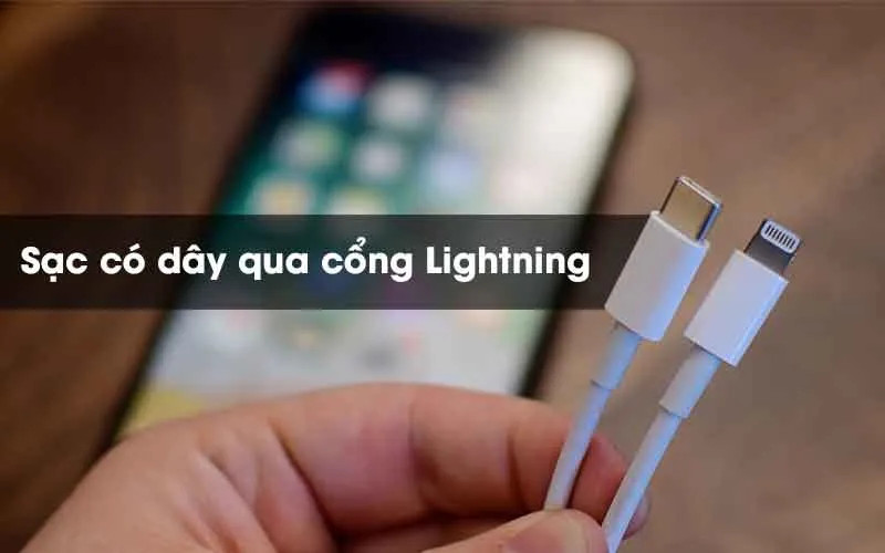 Cổng sạc Lightning tiện dụng