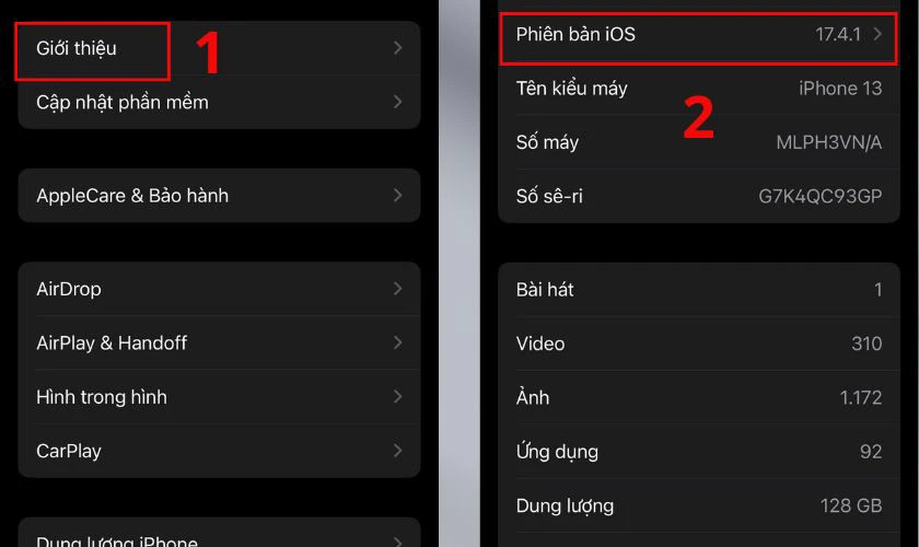 Xem xét phiên bản iOS của điện thoại có tương thích với tai nghe Lightning hay không