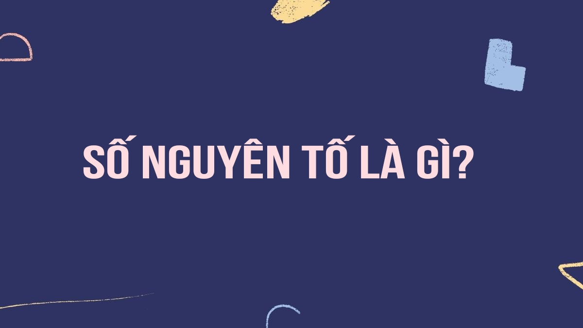 Sá»‘ nguyÃªn tá»‘ lÃ  gÃ¬