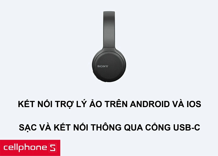 Tính năng gọi rảnh tay và trợ lý giọng nói tiện lợi trên tai nghe, cùng với cổng sạc USB-C