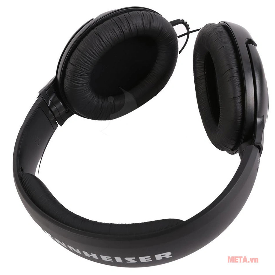Tai nghe Sennheiser HD 180 màu đen sang trọng, phù hợp mọi đối tượng