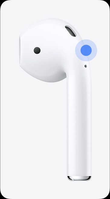Cử chỉ chạm vào AirPods