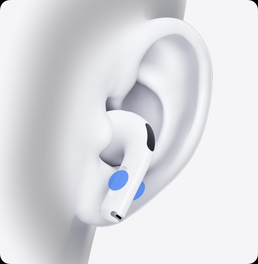 Điều khiển cảm ứng trên thân AirPods Pro