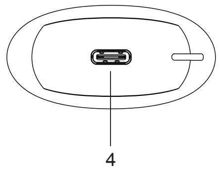 Cổng sạc USB-C trên hộp đựng tai nghe AVA PT62
