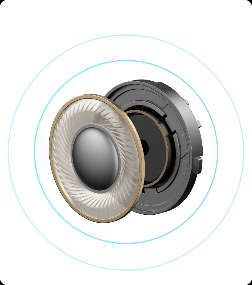 Tai nghe OPPO Enco Buds2 với màng loa mạ titan 10mm