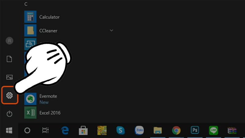Nhấn chọn Cài đặt