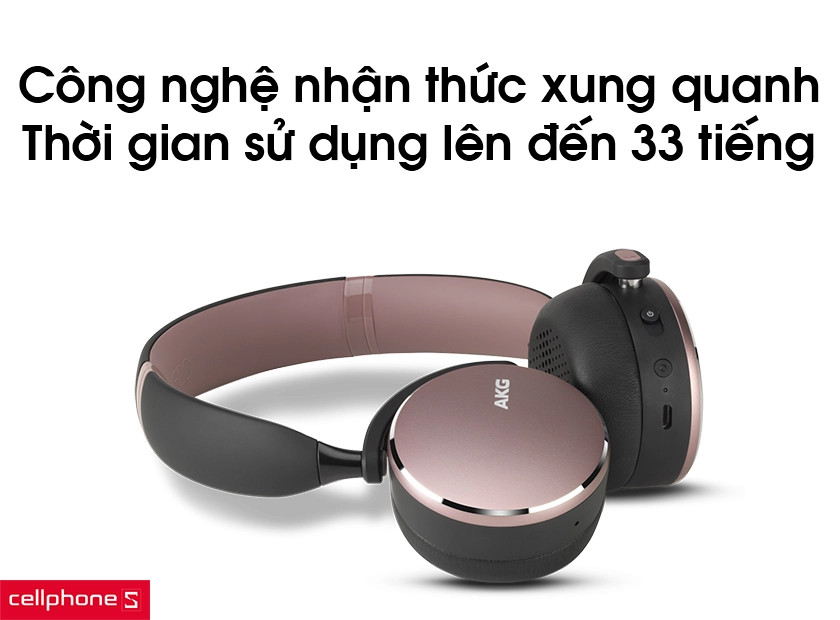 Công nghệ nhận thức xung quanh và thời lượng pin vượt trội của AKG Y500