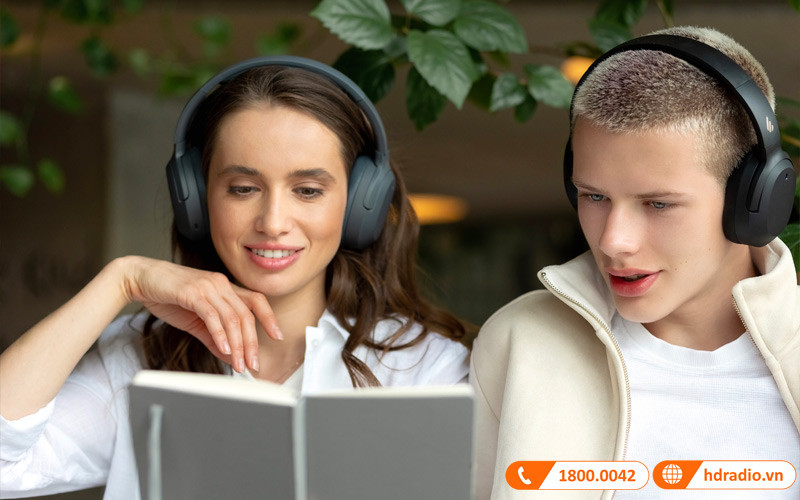 Tai nghe Edifier với thiết kế chụp tai hiện đại