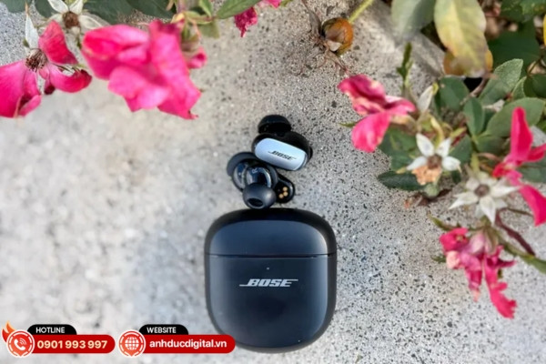 Tai nghe Bose QuietComfort Ultra Earbuds 2 màu trắng với tính năng chống ồn chủ động hàng đầu