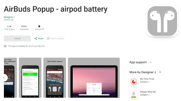 AirBuds Popup