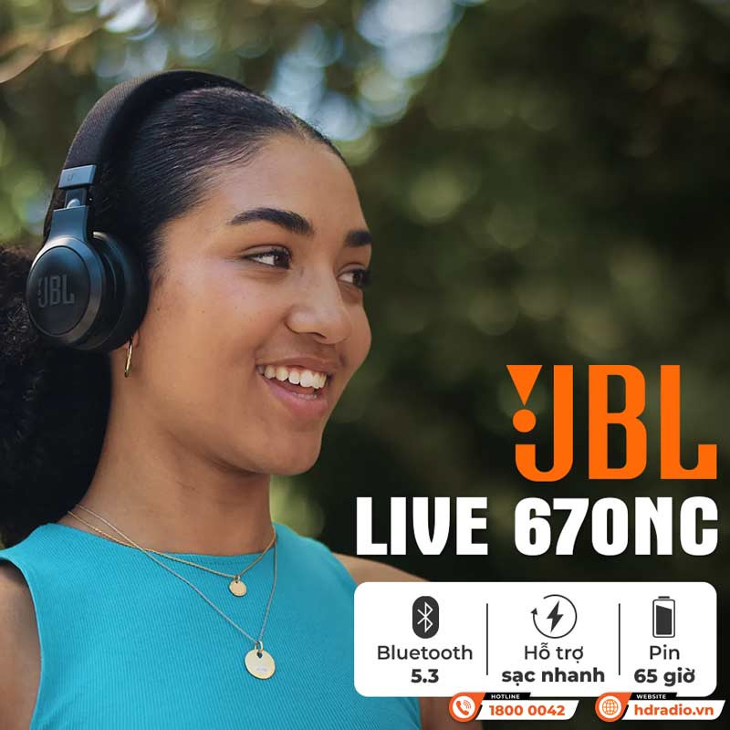 Tai Nghe Chống Ồn JBL Live 670NC