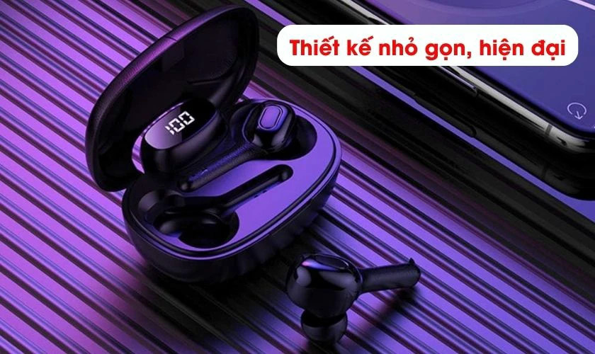 Tai nghe phiên dịch T9S màu trắng với thiết kế công thái học