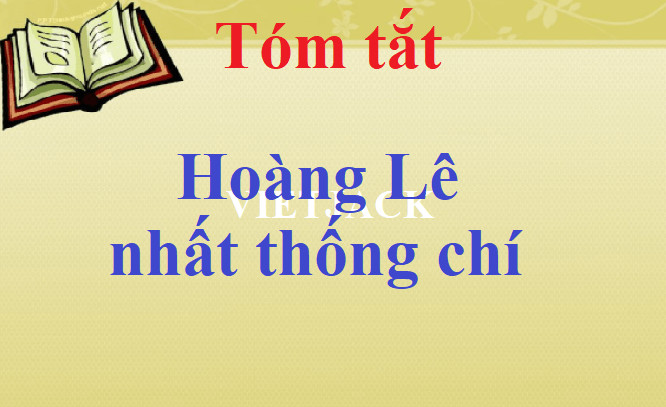 Tóm tắt Hoàng Lê nhất thống chí