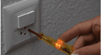 Bút thử điện phát sáng nhờ tác dụng quang của dòng điện